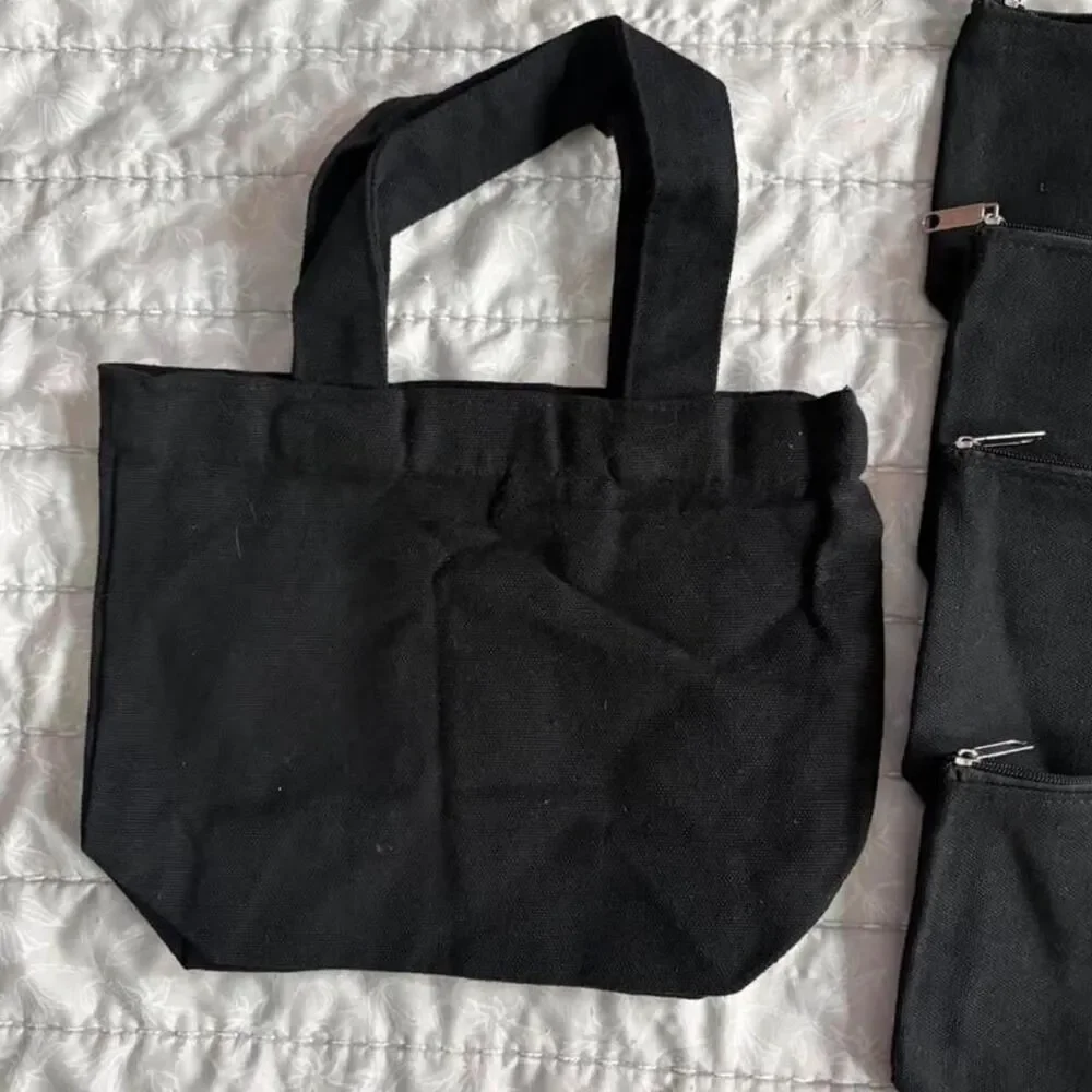 5 Blank Black Bags for Cricut or other crafting